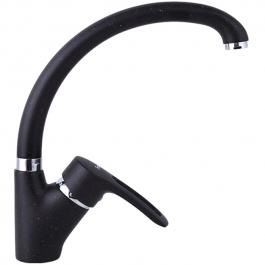Смеситель F4166-7 (40мм кухня боковой) чёрный FRAP