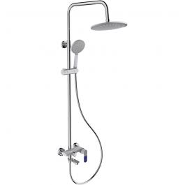 Душевая система F2434 h-135 белый/хром FRAP 