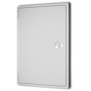 Люк-дверца "EVECS" (белая , пластик, ревиз., наклад., с ручкой задвижкой) (150х200) (ЛТ 1520 П)