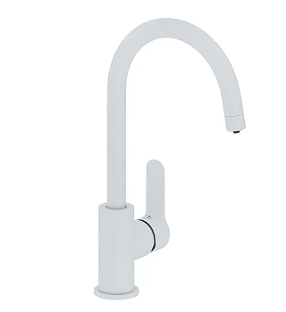 Смеситель CUBWTFJi05 для кухни с каналом для фильтрованной воды, белый матовый Cuba IDDIS