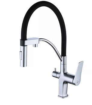 Смеситель LM3074С "Комфорт" для кухни с подкл к фильтру питевой воды хром LEMARK