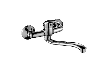 Смеситель для кухни (мойки) Rossinka Silvermix A35-24 хром