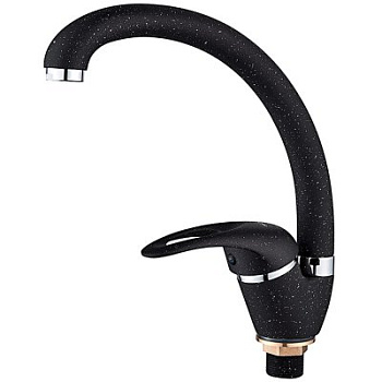 Смеситель L5902F для кухни ЧЕРНЫЙ Ledeme