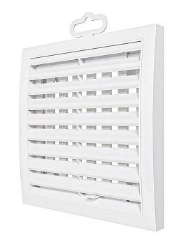 Решётка вентиляционная "ERA" (белая , пластик, с регулируемым живым сечением ) (150х150) (1515 РРП)