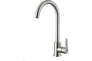 Смеситель для кухни нерж. сатин FASHUN A54001