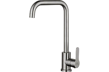 Смеситель для кухни нерж. L-излив сатин FASHUN A54201