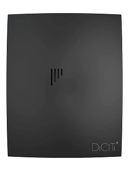 Вентилятор BREEZE 4C Matt black Вентилятор осевой вытяжной с обрат. клапаном  D 98, декоратив. 1/10 