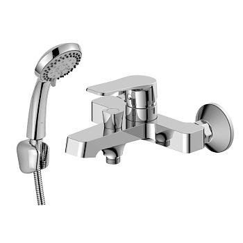 Смеситель DR23036 одноручный для ванны с корот.излив. хром DECOROOM