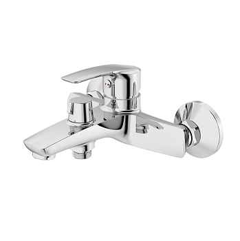 Смеситель RAYSB02i02WA для ванны с керамическим дивертором RAY IDDIS