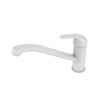 Смеситель M02WTR0M05 для кухни, белый матовый, Meal Milardo IDDIS