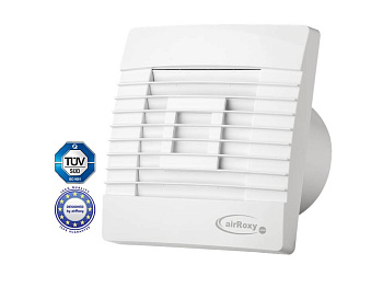 Вентилятор pRestige 100 ZG HS с инерц.жалюзи, датчик влажности 