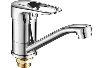 Смеситель для кухни/умывальника латунь хром FASHUN A4504-2