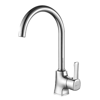 Смеситель LM0505С  "ЭВИТТА" для кухни с высоким поворотным изливом LEMARK