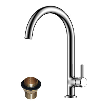 Смеситель X25-23U для кухни Rossinka Silvermix 