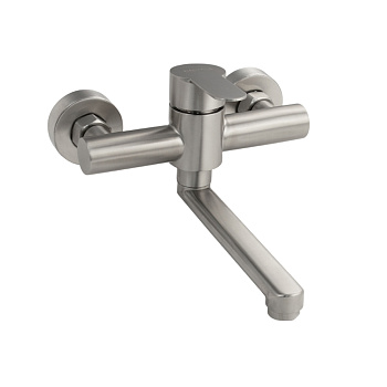 Смеситель BRIMIX для кухни, шаровый от стены Нерж. 304 арт. 9328