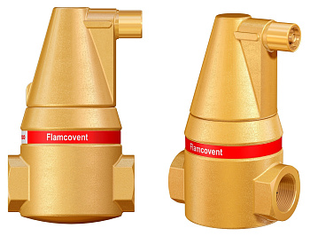 Cепаратор Flamcovent40- лат., Ду 1 1/2 внутр. р.  Ру 10, Tmax=120c