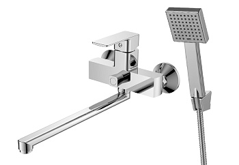 Смеситель DR20043 одноручный универсал. с поворот.излив. 30см, хром DECOROOM