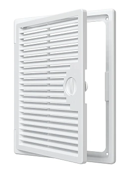 Люк-дверца EVECS (белая, пластик, ревиз., вентилир. 200*250) 2025 ДФ