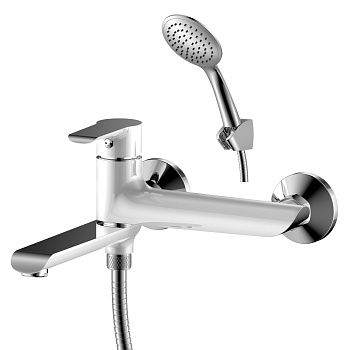 Смеситель одноруч. (35мм) W35-33 для ванны с плоск.излив. 170 мм ROSSINKA