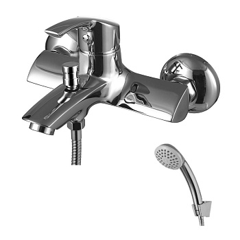 Смеситель LM1102С "Плюс Страйк" для ванны с кор. излив. хр LEMARK