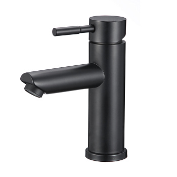 Смеситель для раковины нержавеющая сталь BALEAR 13100BLB Черный OLIVE'S