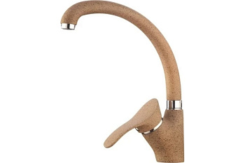 Смеситель L4101-300 (40) для кухни гранитный песочный матовый LEDEME