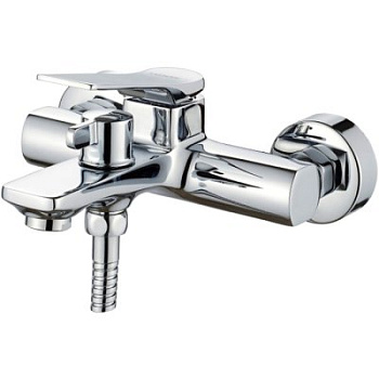 Смеситель L3275 для ванны с коротким изливом дивертор в корпусе шаровый (латунь) LEDEME 