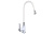Смеситель F4041 (белый/хром, кухня ,гибкий излив) FRAP