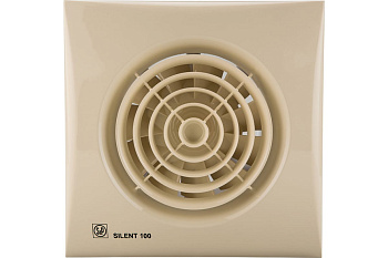 Вентилятор SILENT 100CZ DESIGN IVORI слоновая кость обратный клапан,подшибникSP 