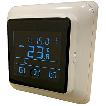 Терморегулятор WarmLife BW белый программируемый c сенсорным дисплеем