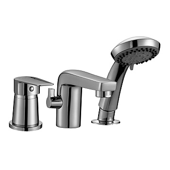 Смеситель одноруч. (35мм) S35-39 на борт ванны на 3 отв. ROSSINKA