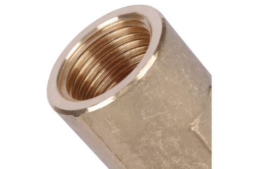 Угольник настенный с длинным патрубком 16-Rp 1/2" для труб из сшитого полиэтилена аксиальный