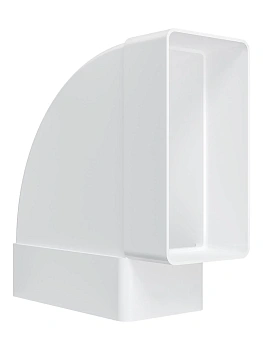 Колено ERA горизонтальное 90° прямоугольное (55х110) (511КГП)