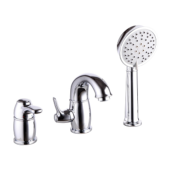 Смеситель OLDSB30i07 для ванны на борт на 3 отверстия Oldie IDDIS